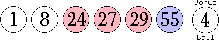 01 08 24 27 29 55 (04)