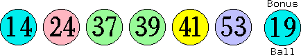 14 24 37 39 41 53 (19)