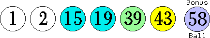 01 02 15 19 39 43 (58)