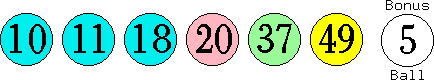 10 11 18 20 37 49 (05)