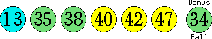 13 35 38 40 42 47 (34)