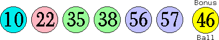 10 22 35 38 56 57 (46)