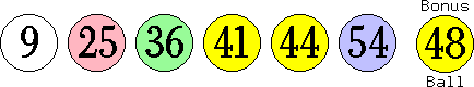 09 25 36 41 44 54 (48)