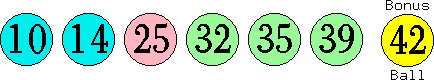 10 14 25 32 35 39 (42)