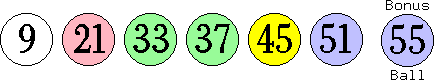09 21 33 37 45 51 (55)