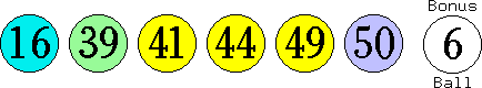16 39 41 44 49 50 (06)