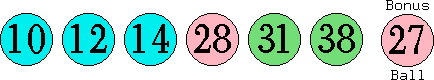 10 12 14 28 31 38 (27)