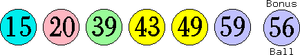 15 20 39 43 49 59 (56)