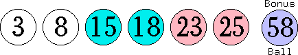 03 08 15 18 23 25 (58)