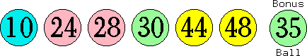 10 24 28 30 44 48 (35)