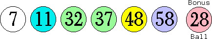 07 11 32 37 48 58 (28)