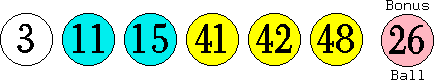 03 11 15 41 42 48 (26)