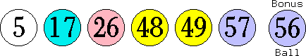 05 17 26 48 49 57 (56)
