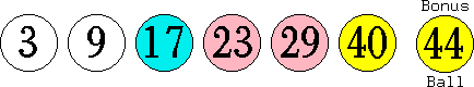03 09 17 23 29 40 (44)