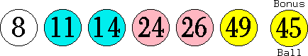 08 11 14 24 26 49 (45)