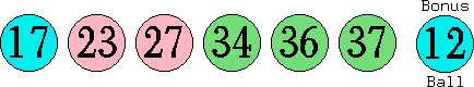 17 23 27 34 36 37 (12)