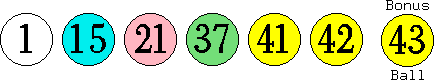 01 15 21 37 41 42 (43)