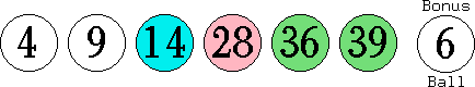 04 09 14 28 36 39 (06)