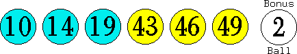 10 14 19 43 46 49 (02)
