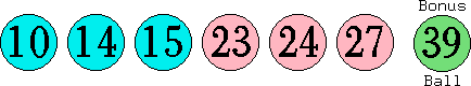 10 14 15 23 24 27 (39)