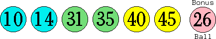 10 14 31 35 40 45 (26)