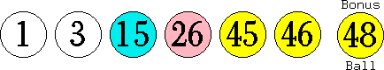 01 03 15 26 45 46 (48)