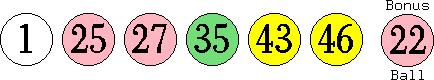 01 25 27 35 43 46 (22)