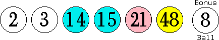 02 03 14 15 21 48 (08)