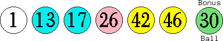 01 13 17 26 42 46 (30)