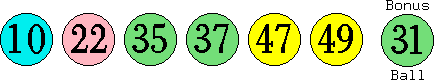 10 22 35 37 47 49 (31)