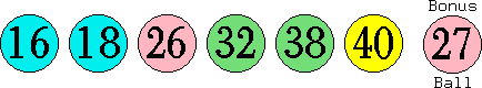 16 18 26 32 38 40 (27)