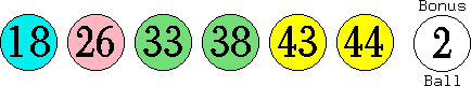 18 26 33 38 43 44 (02)
