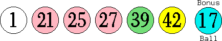 01 21 25 27 39 42 (17)