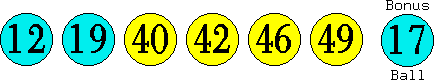 12 19 40 42 46 49 (17)