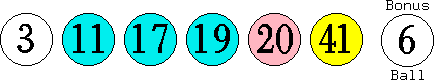 03 11 17 19 20 41 (06)